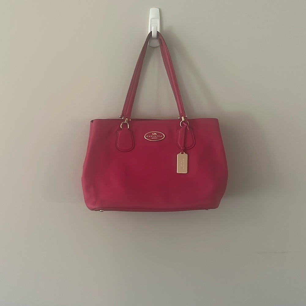 Coach Fuchsia Tote Bag